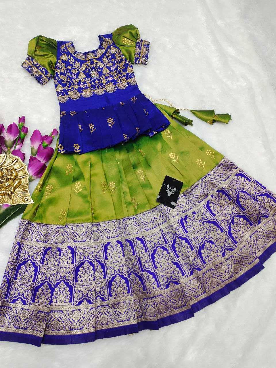 Ynf Heavy Silk RIN161 RPVR02 Kids Wear Wholesale Kids Lehenga Kids Lehenga Choli Baby Girl Lehenga Manufacturer