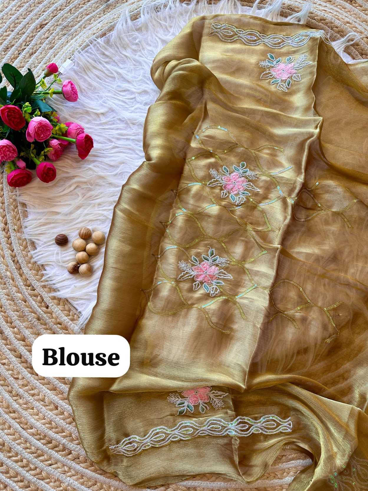 Ynf Jimmy Choo KESH106 Sanjana Sarees Wedding Collections Festive Collections Wholesale Jimmy Choo Sarees Sequence Sarees Embroidered Sarees Manufacturer