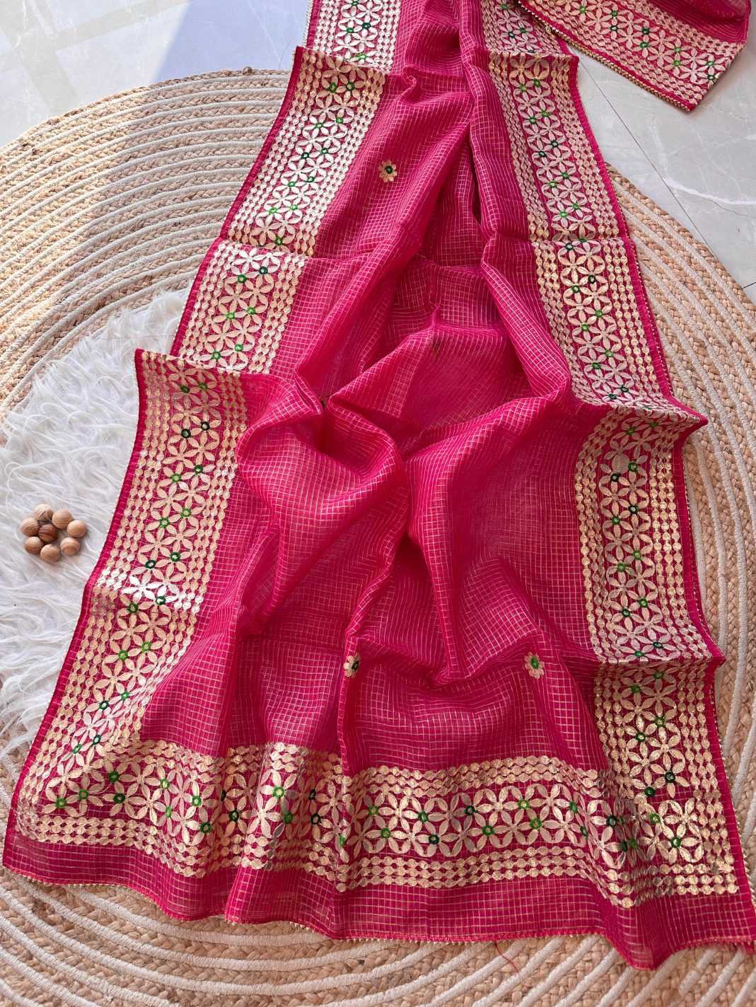 Ynf Kota Chex KESH106 JODHA Sarees Wedding Collections Festive Collections Wholesale Party Wear Sarees Fancy Sarees Kota Doria Sarees Manufacturer