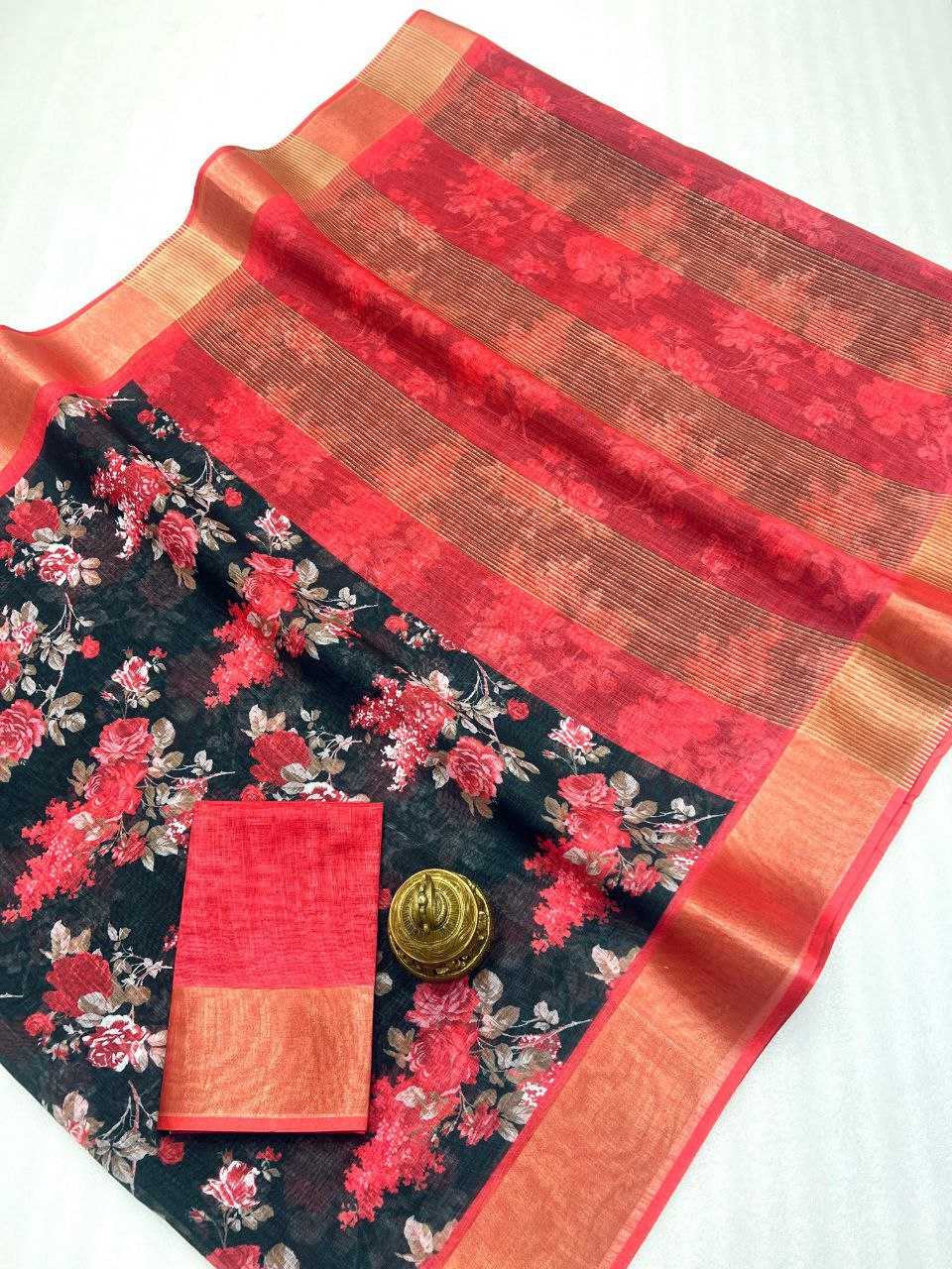 Ynf Linen KESH223 536 Sarees Wholesale Fancy Sarees Printed Sarees Linen Sarees Manufacturer