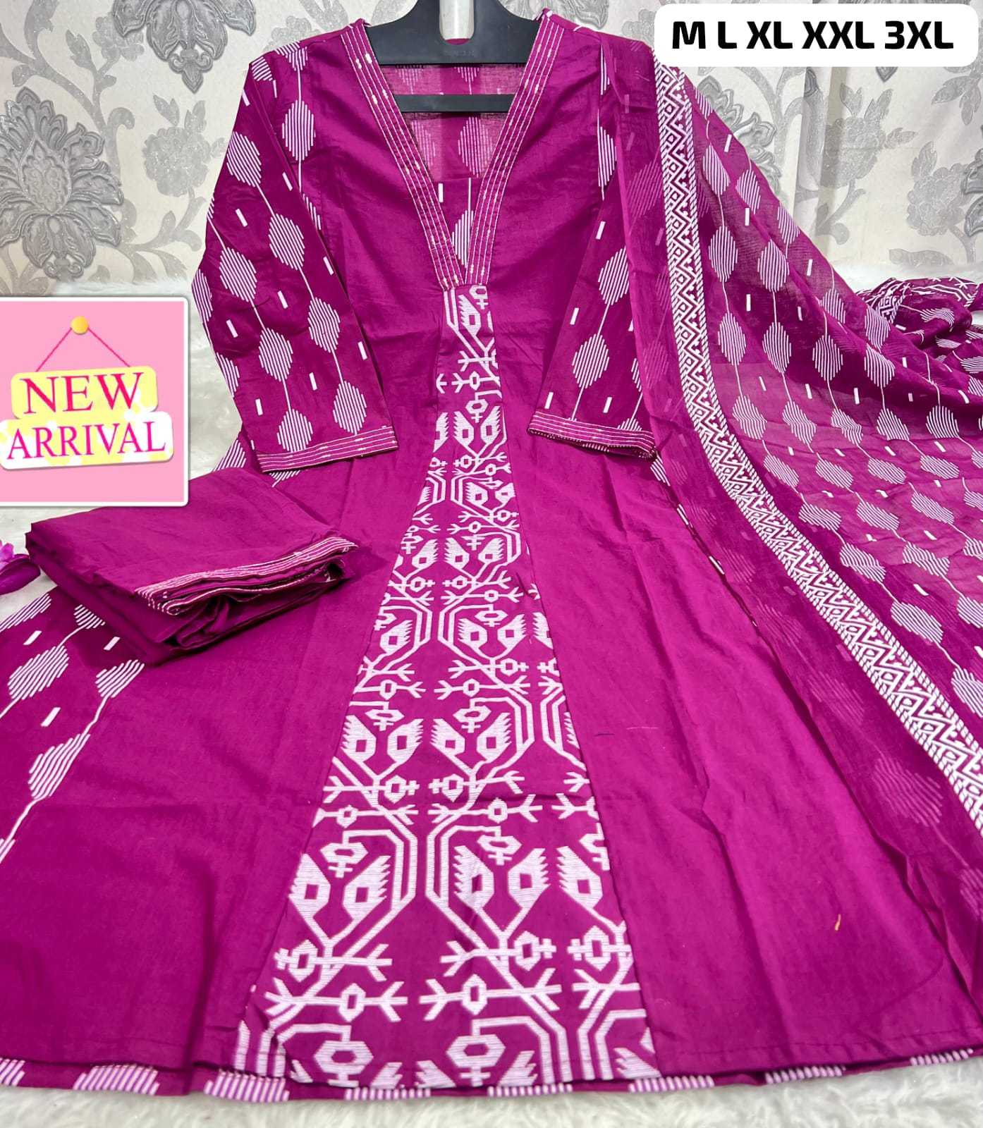 Ynf Pure Cotton KESH253 SNF46 Suits & Dresses Diwali Collections Wedding Collections Wholesale Printed Suits Cotton Suits Anarkali Suits Manufacturer