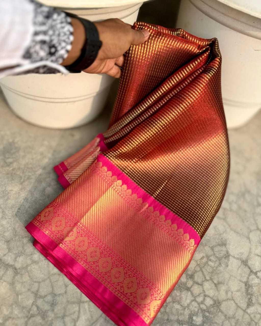 Ynf Tissue Silk KESH131 RAJ RATAN Sarees Wholesale Tissue Silk Saree Traditional Sarees Festive Sarees Manufacturer