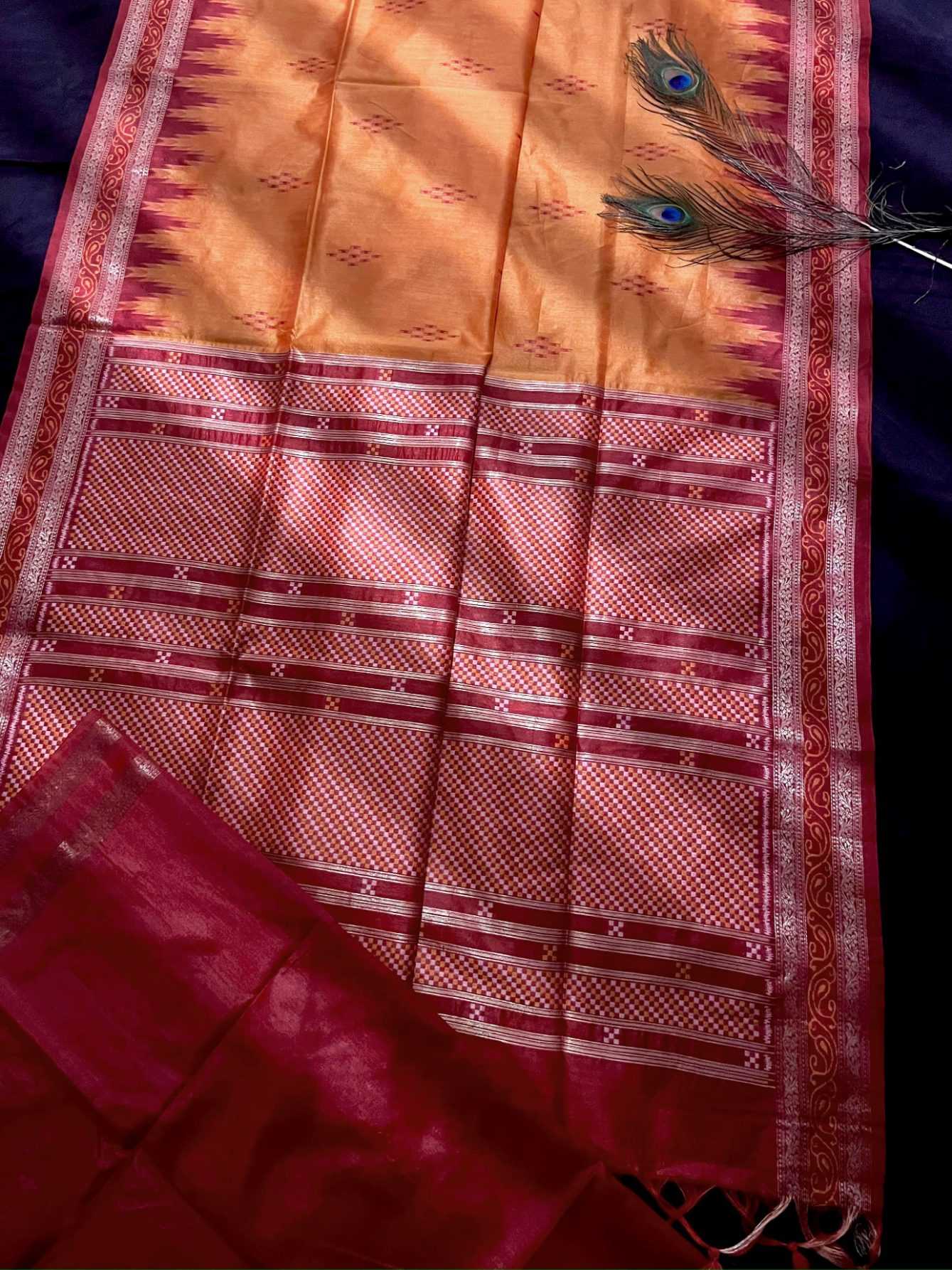 Ynf Tussar Silk KESH101 ANT07 Sarees Wholesale Ikkat Saree Traditional Sarees Tussar Sarees Manufacturer