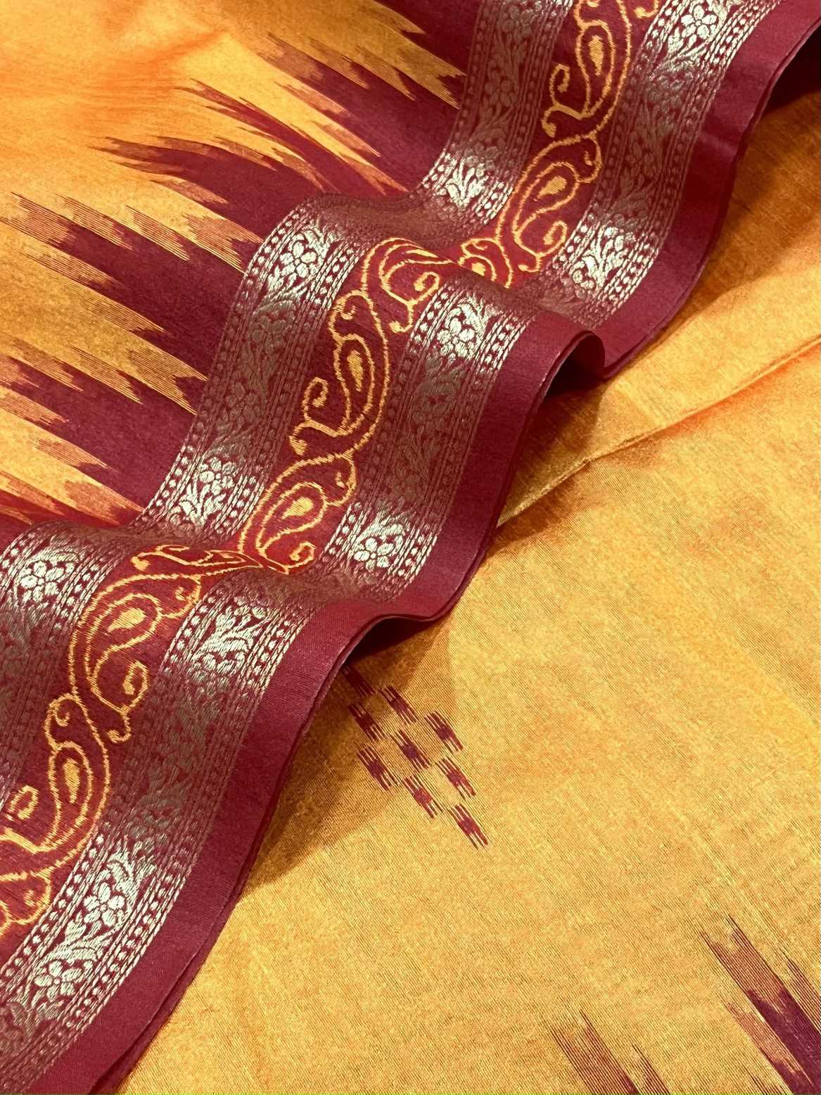 Ynf Tussar Silk KESH101 ANT07 Sarees Wholesale Ikkat Saree Traditional Sarees Tussar Sarees Manufacturer