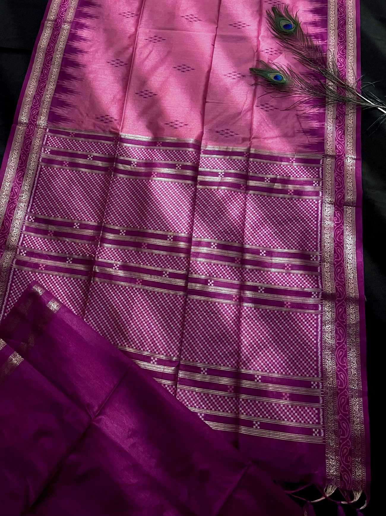 Ynf Tussar Silk KESH101 ANT07 Sarees Wholesale Ikkat Saree Traditional Sarees Tussar Sarees Manufacturer