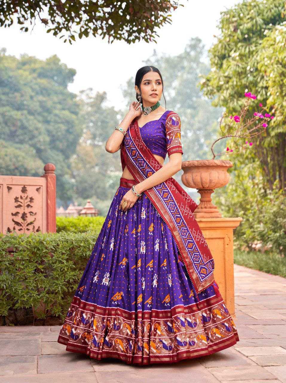 Ynf Tussar Silk KESH187 Panchi Lehengas Wedding Collections Festive Collections Wholesale Fancy Lehenga Wedding Lehenga Printed Lehenga Manufacturer