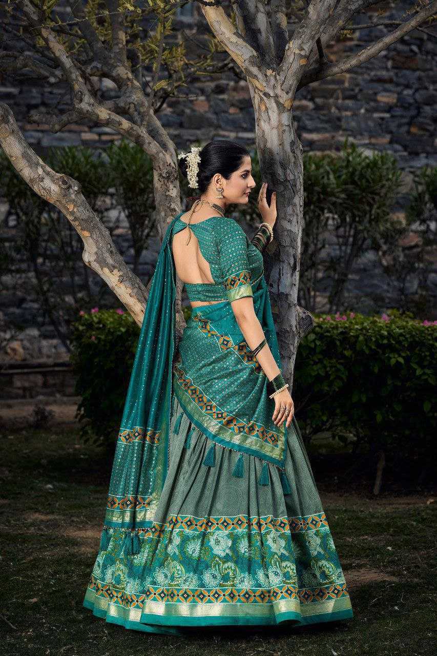 Ynf Tussar Silk KESH187 Tulsi Lehengas Wedding Collections Festive Collections Wholesale Fancy Lehenga Wedding Lehenga Printed Lehenga Manufacturer