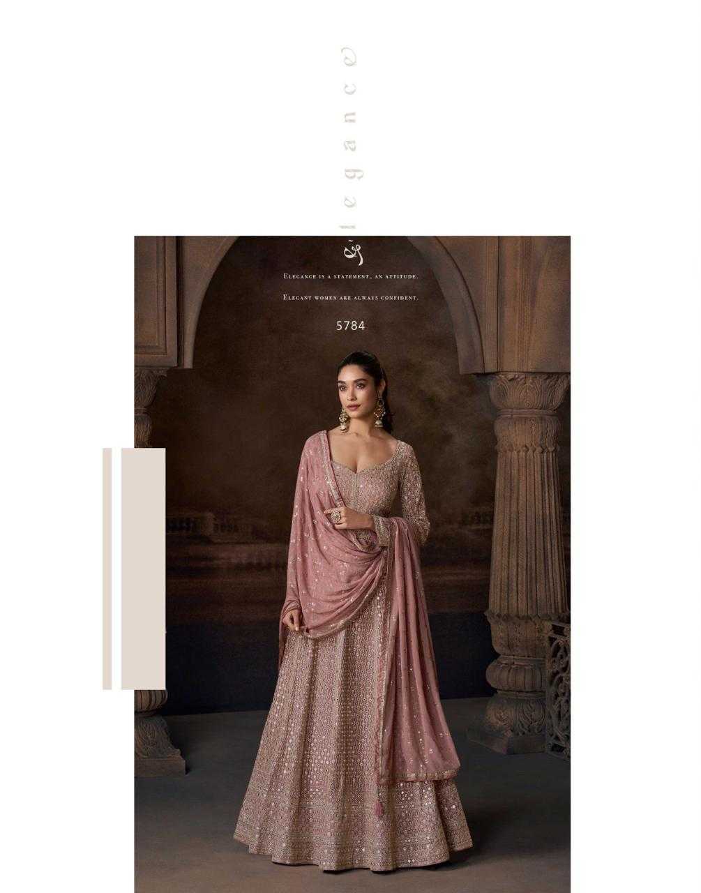 Ynf Chinon Silk RIN184 SAYURI DESIGNER-AVNI Suits & Dresses Islamic Clothing Festive Collections Wholesale Party wear suits Silk Suits Eid Collections Manufacturer