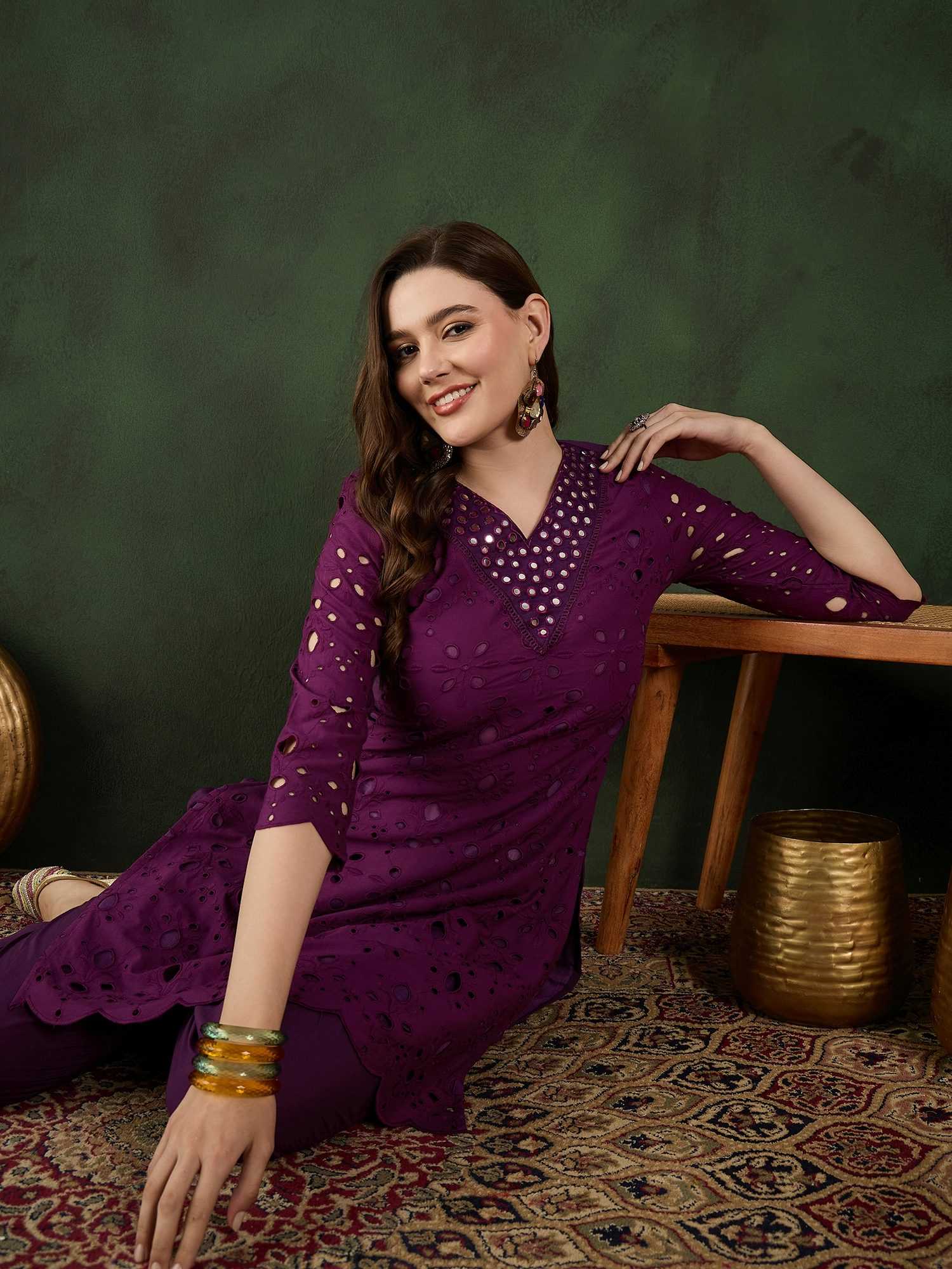 Ynf Cotton RIN187 Kasturi-4217 Suits & Dresses Diwali Collections Festive Collections Wholesale Ladies Suits Sharara Salwar Suits Party wear suits Manufacturer