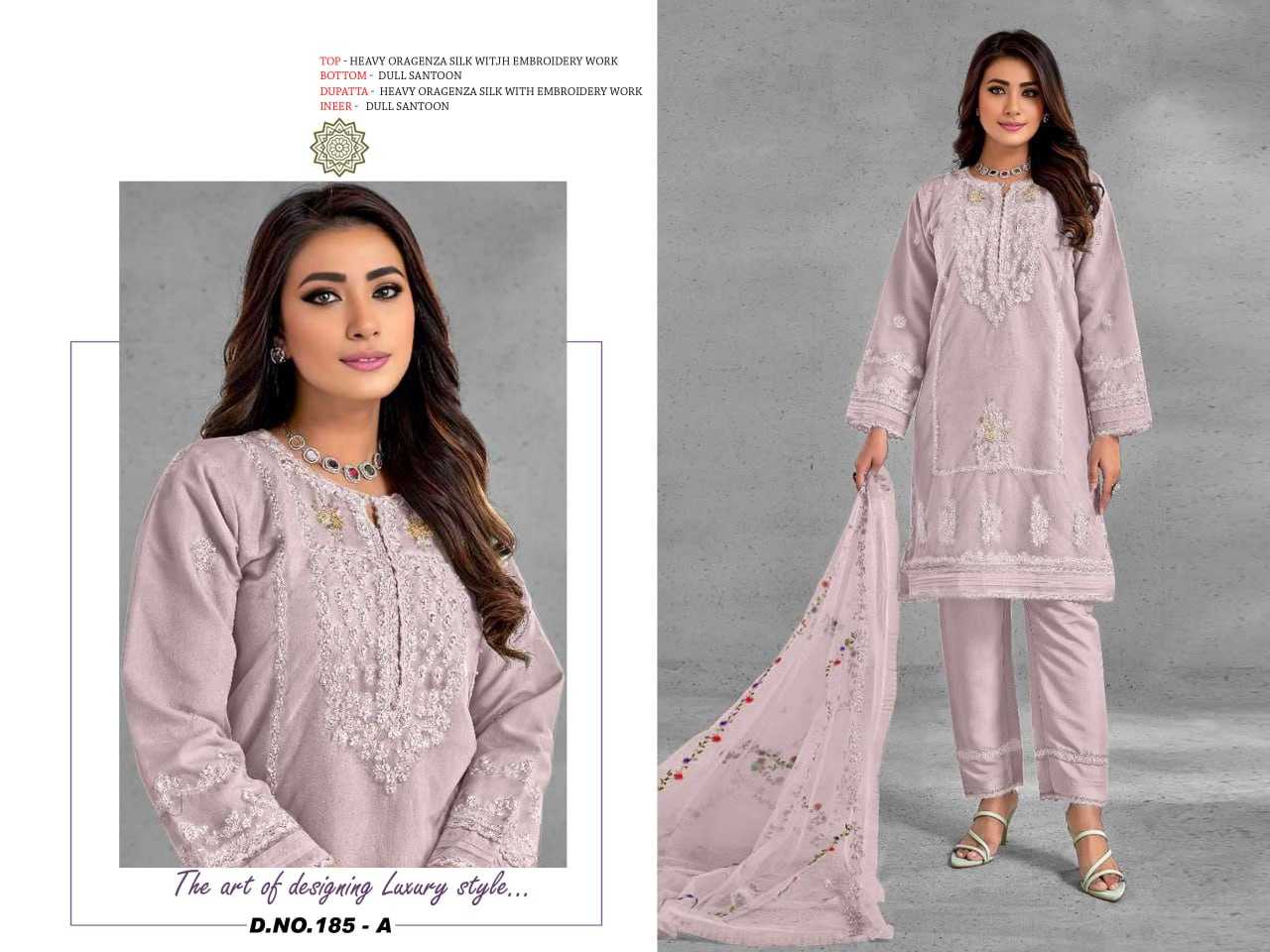 Ynf Organza RIN129 MARYAM’S-185 Kurti Wedding Collections Wholesale Casual Kurtis Festive Kurtis Manufacturer