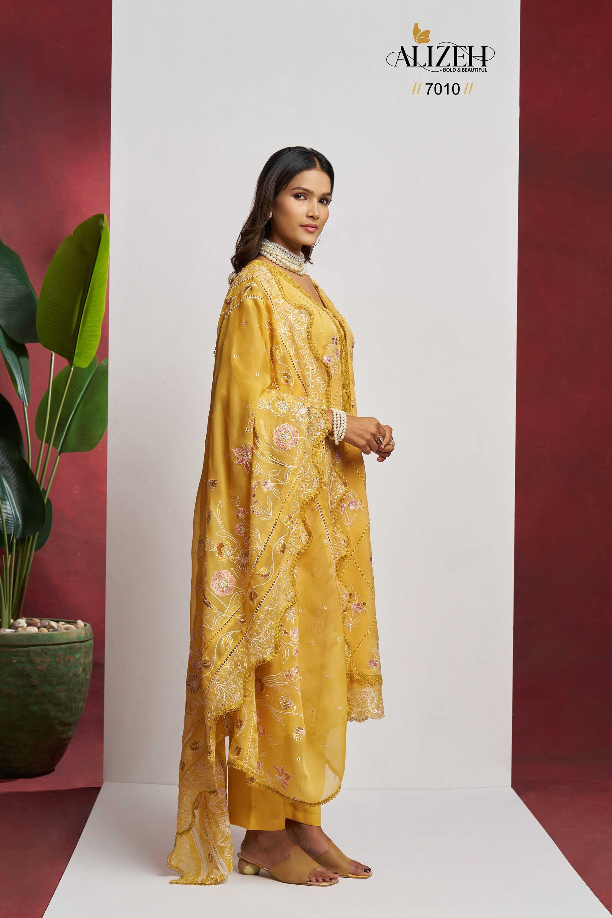 Ynf Organza RIN187 Alizeh-Saadgi Suits & Dresses Wedding Collections Festive Collections Wholesale Ladies Suits Sharara Salwar Suits Party wear suits Manufacturer