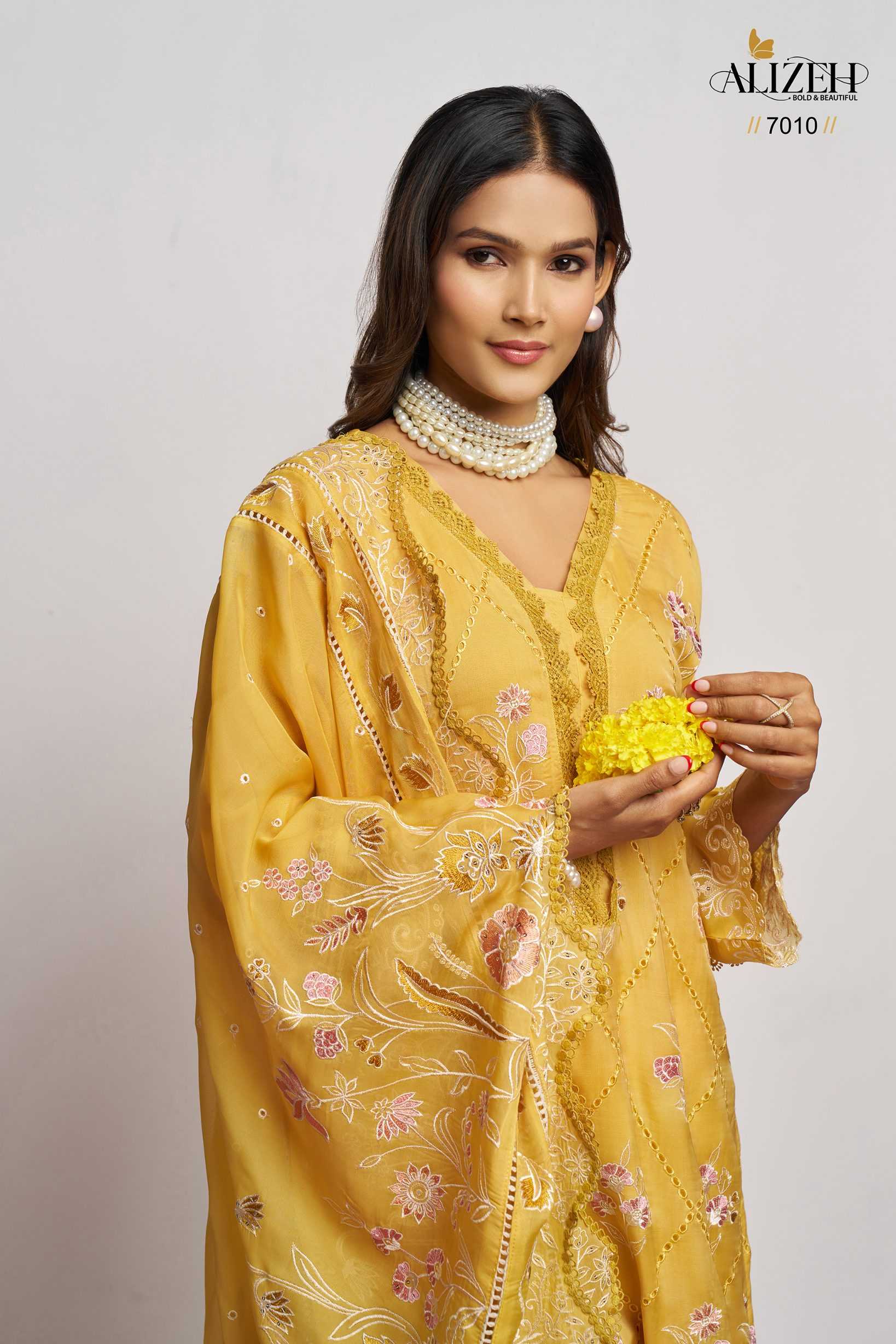 Ynf Organza RIN187 Alizeh-Saadgi Suits & Dresses Wedding Collections Festive Collections Wholesale Ladies Suits Sharara Salwar Suits Party wear suits Manufacturer