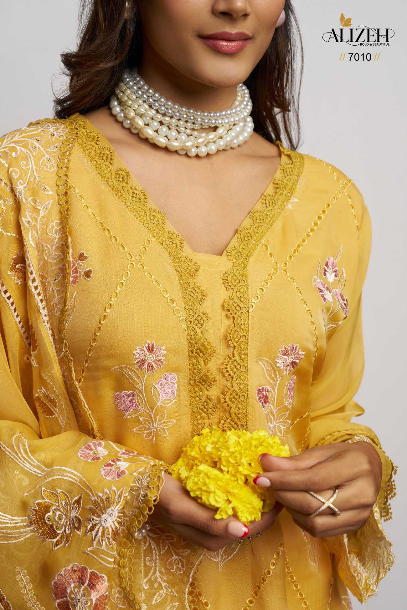 Ynf Organza RIN187 Alizeh-Saadgi Suits & Dresses Wedding Collections Festive Collections Wholesale Ladies Suits Sharara Salwar Suits Party wear suits Manufacturer