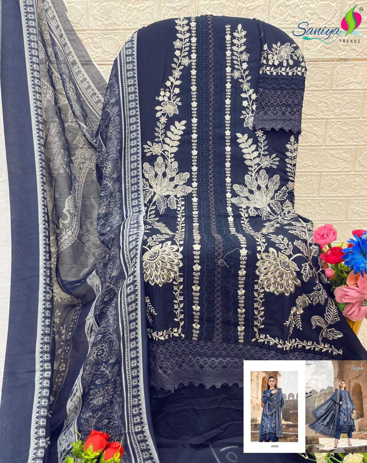 Ynf Rayon RIN186 SANIYA TRENDZ-MARIA B RIYON COLLETION VOL-25 Suits & Dresses Islamic Clothing Festive Collections Wholesale Pakistani Suits Party wear suits Embroidered Suits Manufacturer