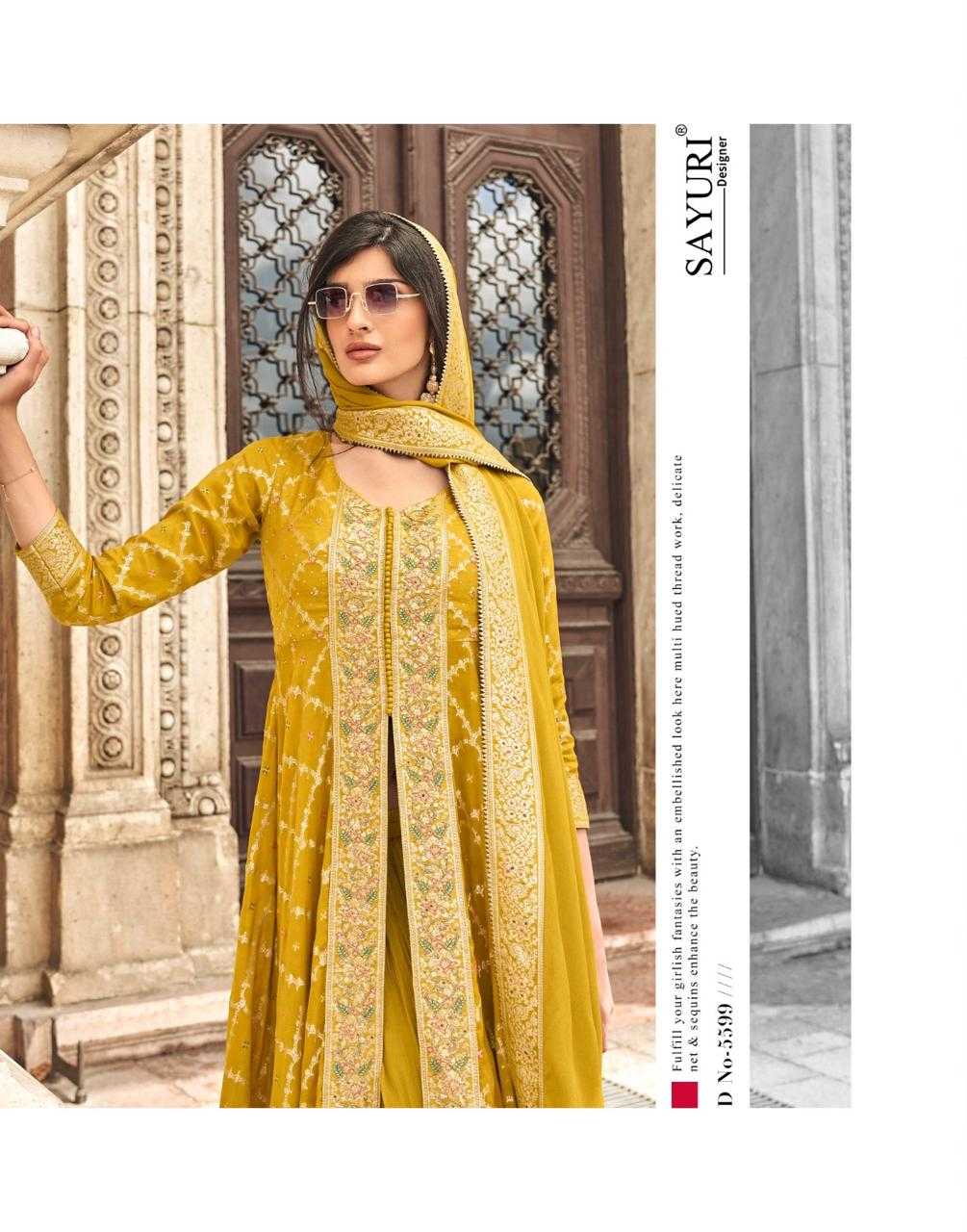 Ynf Silk RIN184 SAYURI DESIGNER-RANGREZA Suits & Dresses Wedding Collections Festive Collections Wholesale Ladies Suits Party wear suits Silk Suits Manufacturer