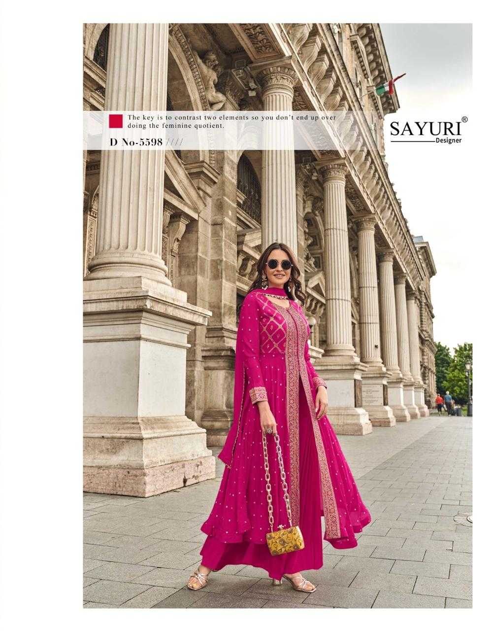 Ynf Silk RIN184 SAYURI DESIGNER-RANGREZA Suits & Dresses Wedding Collections Festive Collections Wholesale Ladies Suits Party wear suits Silk Suits Manufacturer