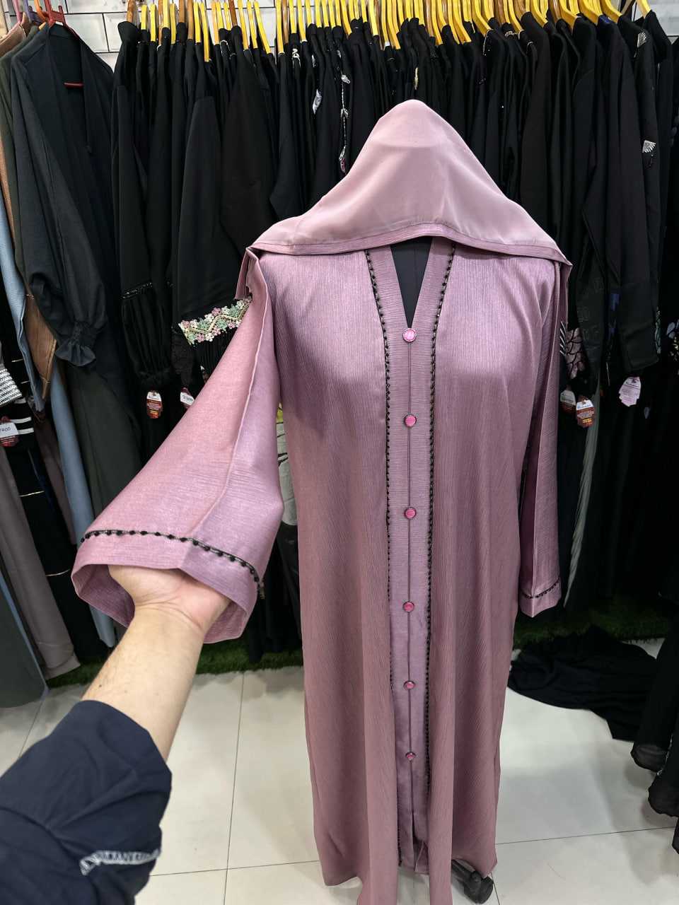 Ynf Imported RIN197 268 Islamic Clothing Festive Collections Wholesale Abaya Hijab Burkha Manufacturer