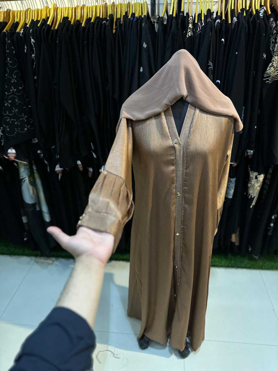 Ynf Imported RIN197 269 Islamic Clothing Festive Collections Wholesale Abaya Hijab Burkha Manufacturer