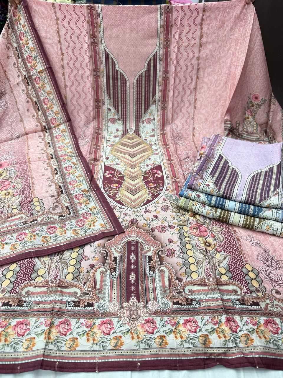 Ynf Pure Viscos KESH442 Sahiba Setwise Collections Wholesale Pakistani Suits Catalogs Manufacturer