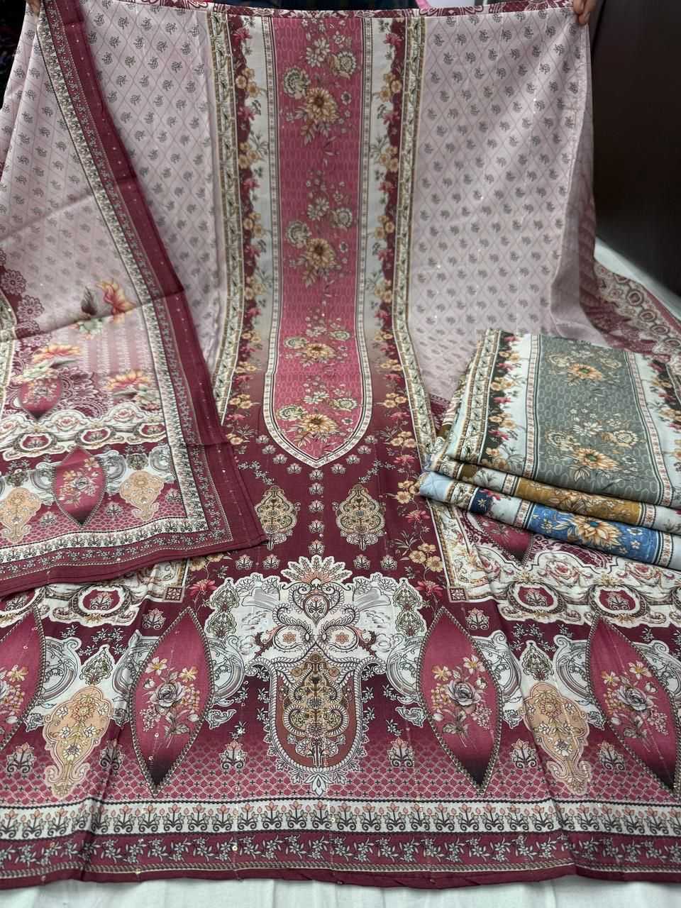 Ynf Pure Viscos KESH442 Sahiba Setwise Collections Wholesale Pakistani Suits Catalogs Manufacturer