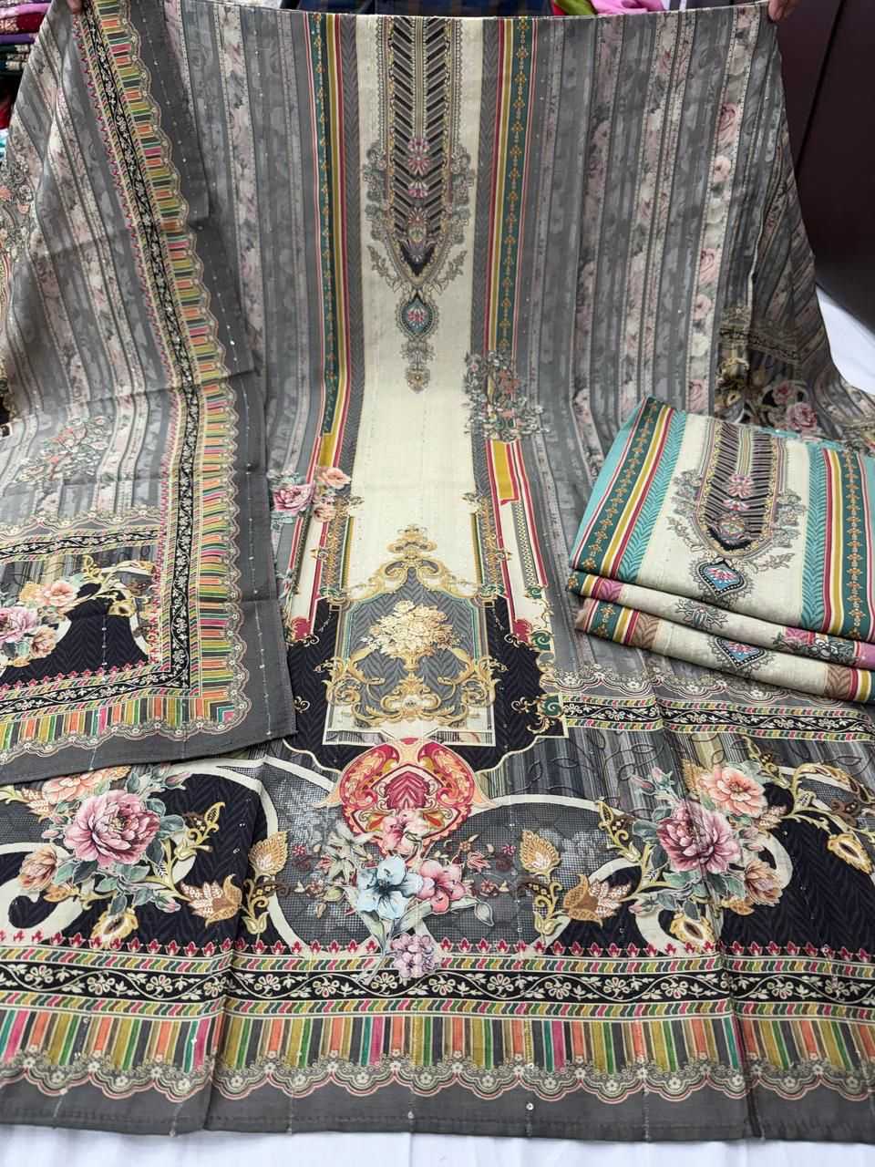 Ynf Pure Viscos KESH442 Sahiba Setwise Collections Wholesale Pakistani Suits Catalogs Manufacturer