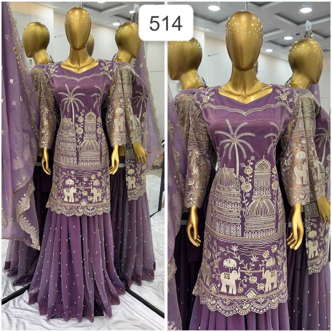 Ynf Twill Net RIN197 NEW DESIGN Suits & Dresses Wholesale Sharara Salwar Suits Embroidery Suits Wedding guest dresses Manufacturer
