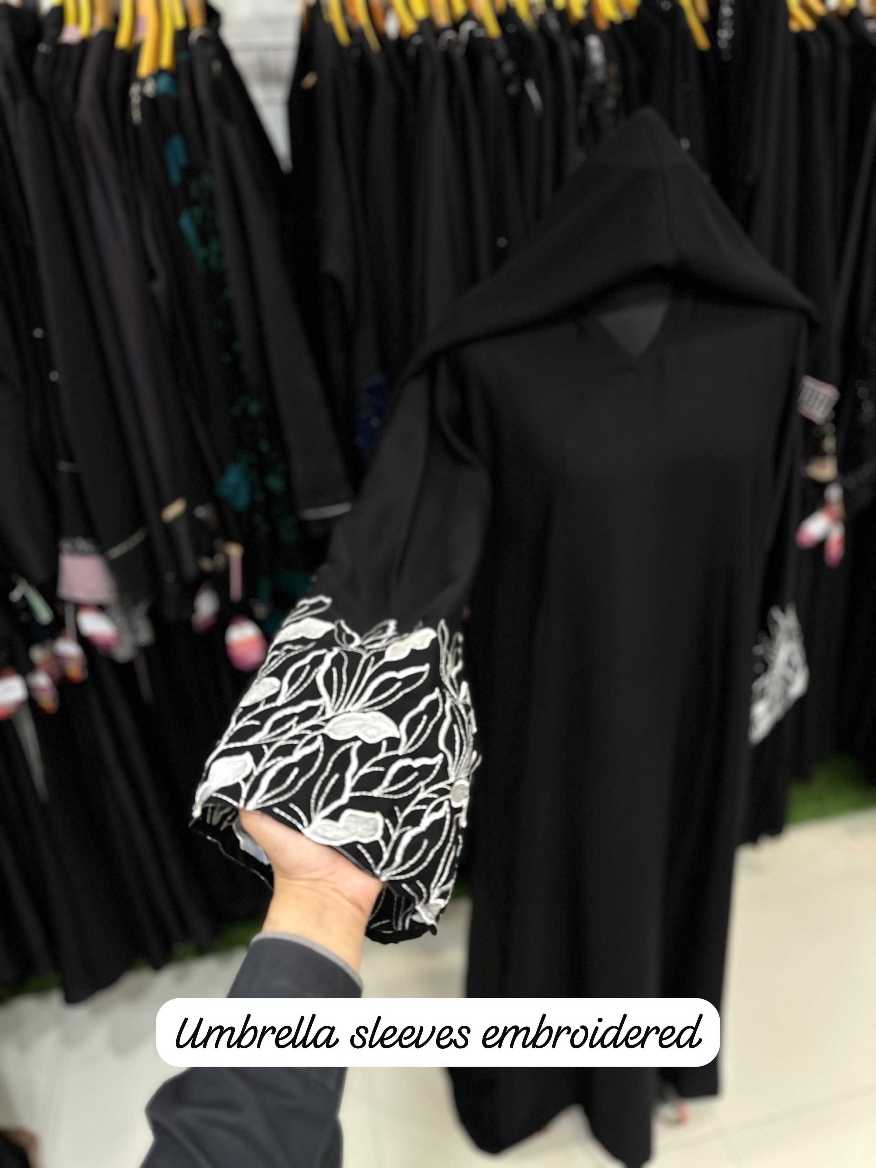 Ynf Fancy KESH444 Nida Islamic Clothing Wholesale Burkha Manufacturer