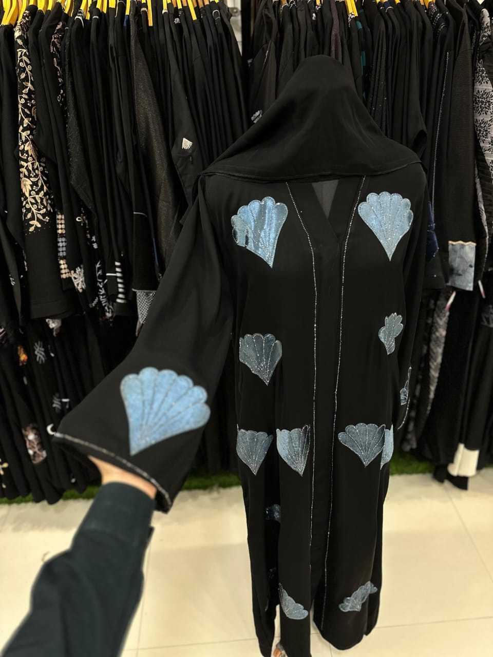 Ynf Fancy KESH444 Royal Islamic Clothing Wholesale Burkha Manufacturer