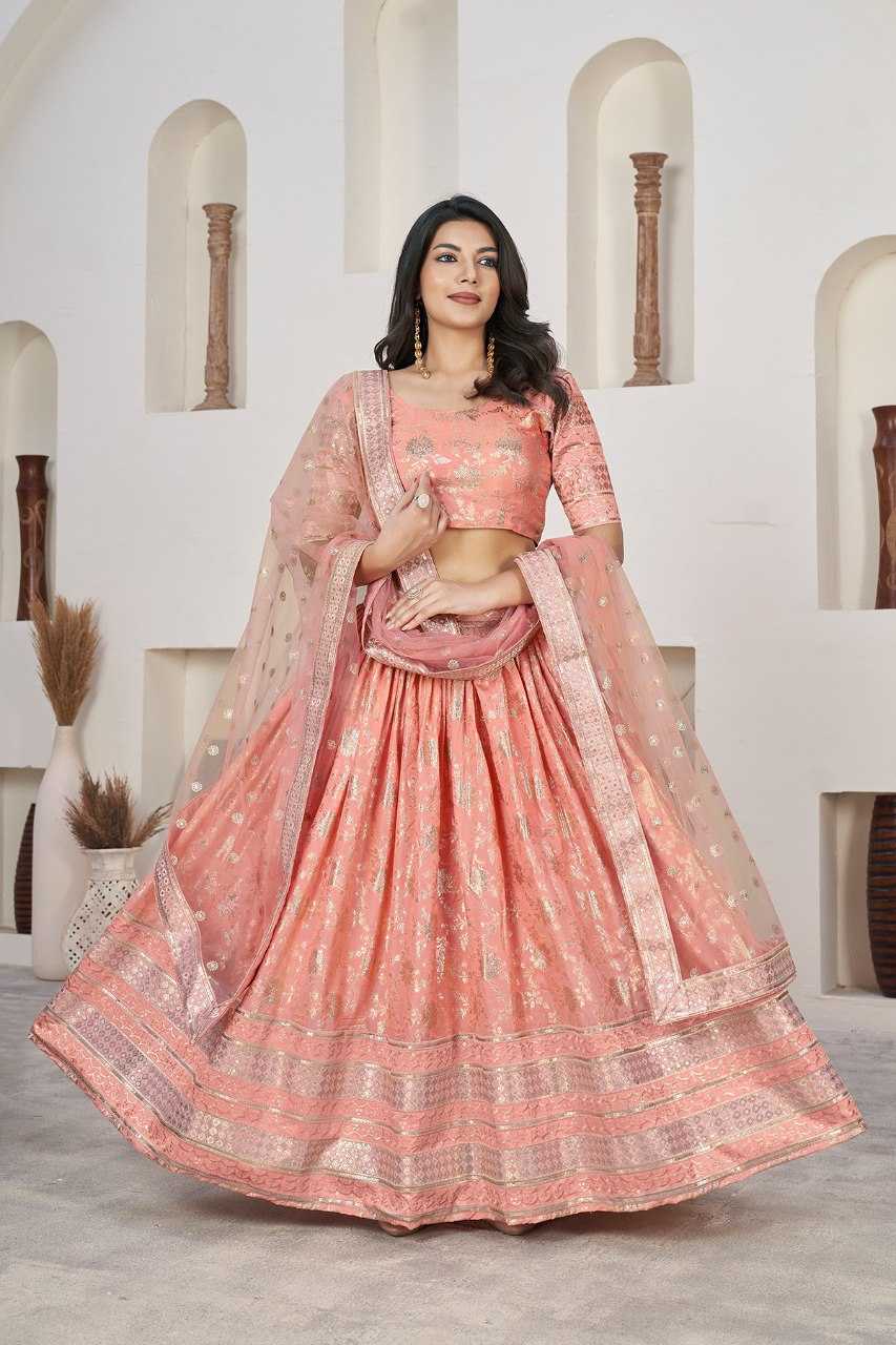 Ynf Jacquard RIN227 1014 Lehengas Wholesale Fancy Lehenga Embroidered Lehenga Zari Work Lehenga Lehenga For Engagement Sequins Lehenga Manufacturer