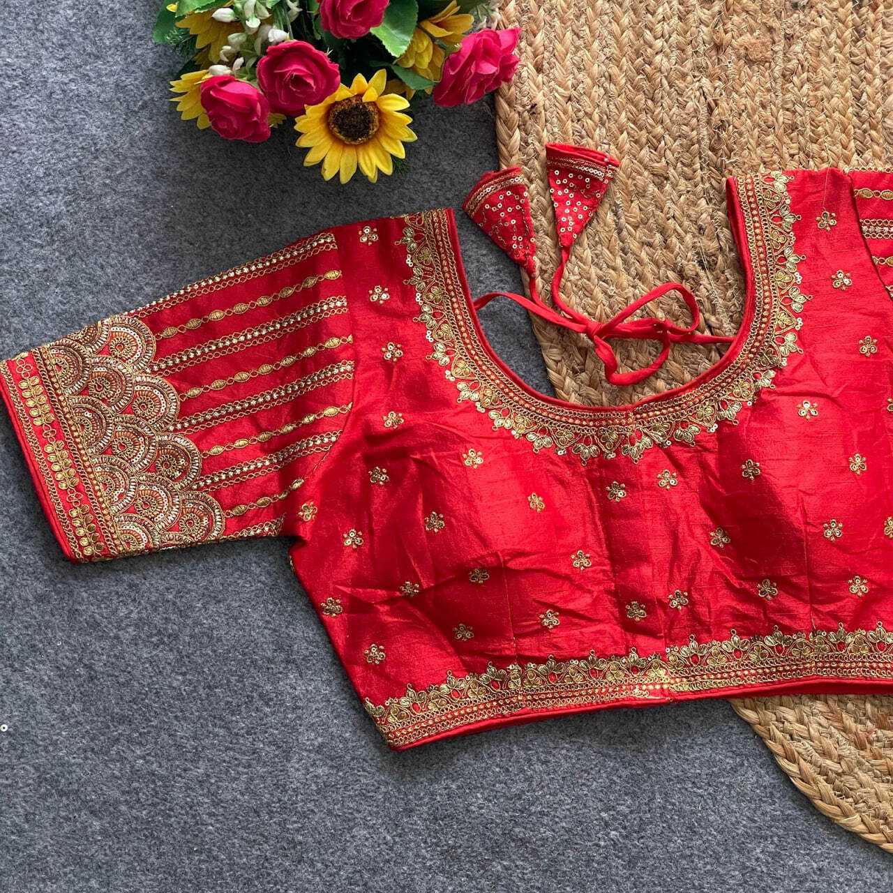 Ynf Phantom Silk KESH426 RUMA Readymade Blouses Wedding Collections Festive Collections Wholesale Sequence Embroidery Blouse Party Wear Blouse Silk Blouse Manufacturer
