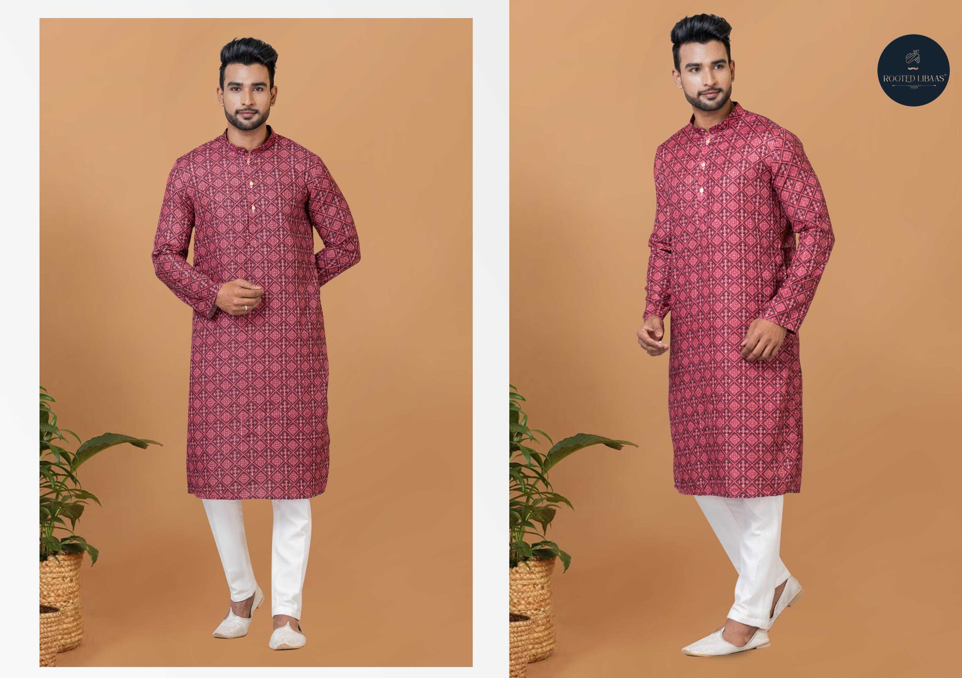 Ynf Banarasi Cotton RIN223 3206A Mens Wear Wholesale Mens Kurtas Mens Kurta Pyjama Men Wedding kurta Manufacturer