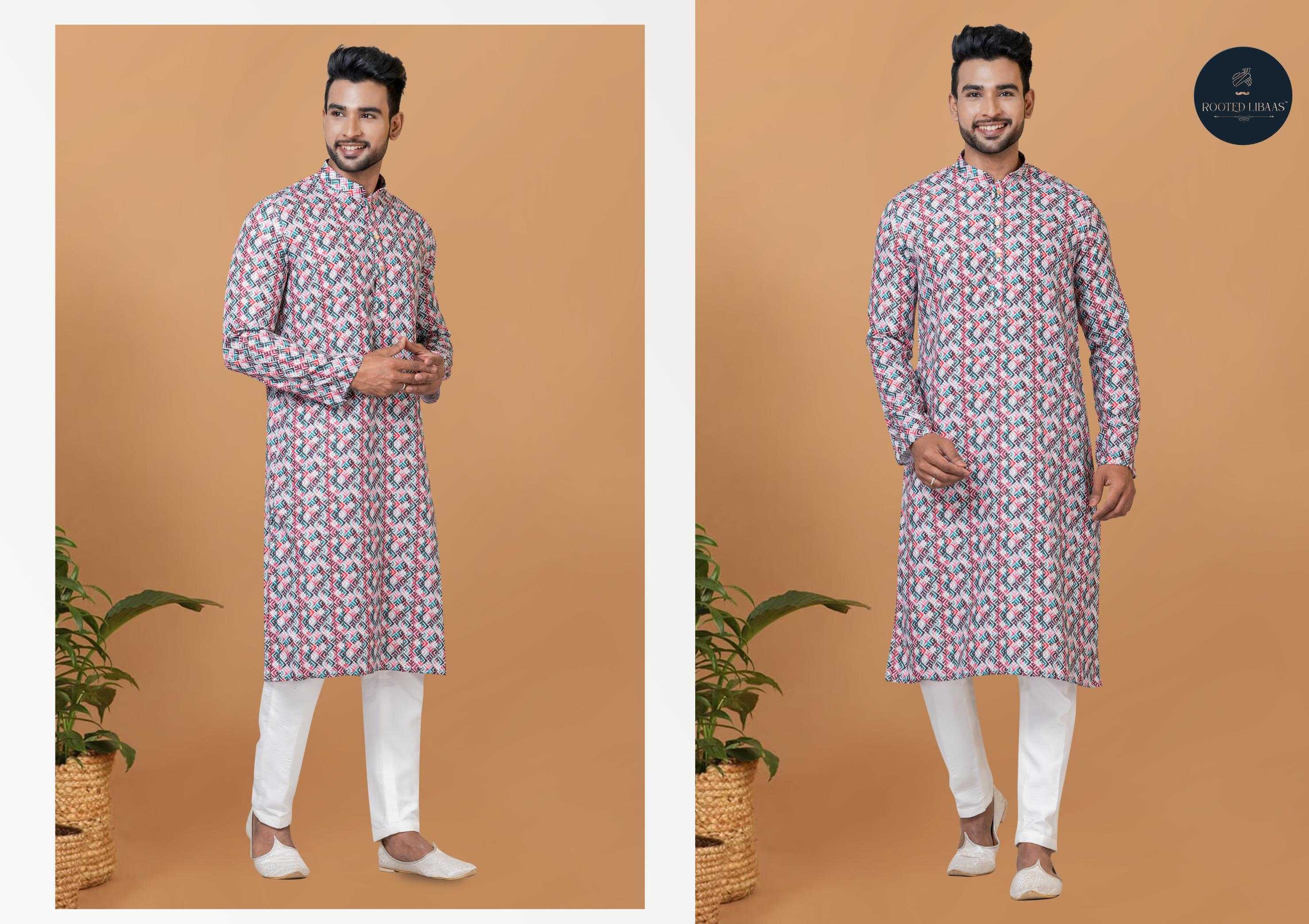 Ynf Banarasi Cotton RIN223 3207A Mens Wear Wholesale Mens Kurtas Mens Kurta Pyjama Men Wedding kurta Manufacturer