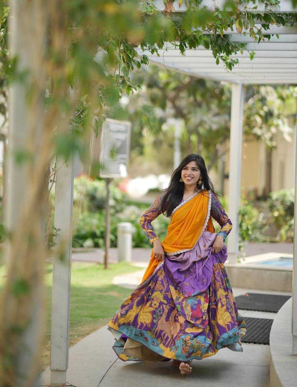 Ynf Cotton KESH496 478 Lehengas Wholesale Kalamkari Lehenga Traditional Lehenga Printed Lehenga Manufacturer
