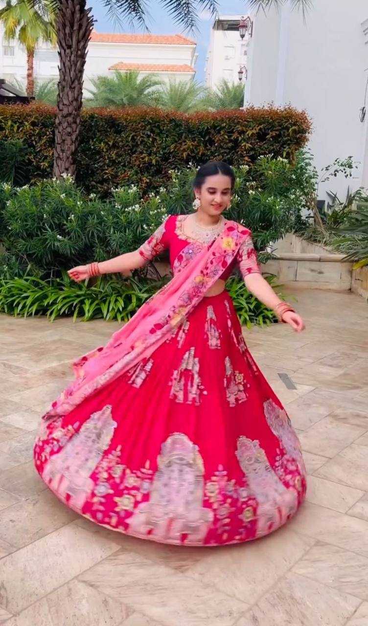 Ynf Cotton KESH496 487 Lehengas Wholesale Kalamkari Lehenga Traditional Lehenga Printed Lehenga Manufacturer