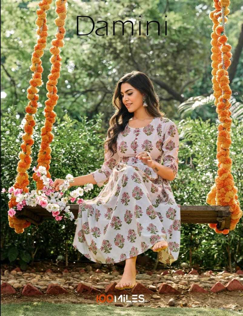 Ynf Cotton RIN190 100MILES-Damini Setwise Collections Wholesale Gowns Catalogs Manufacturer