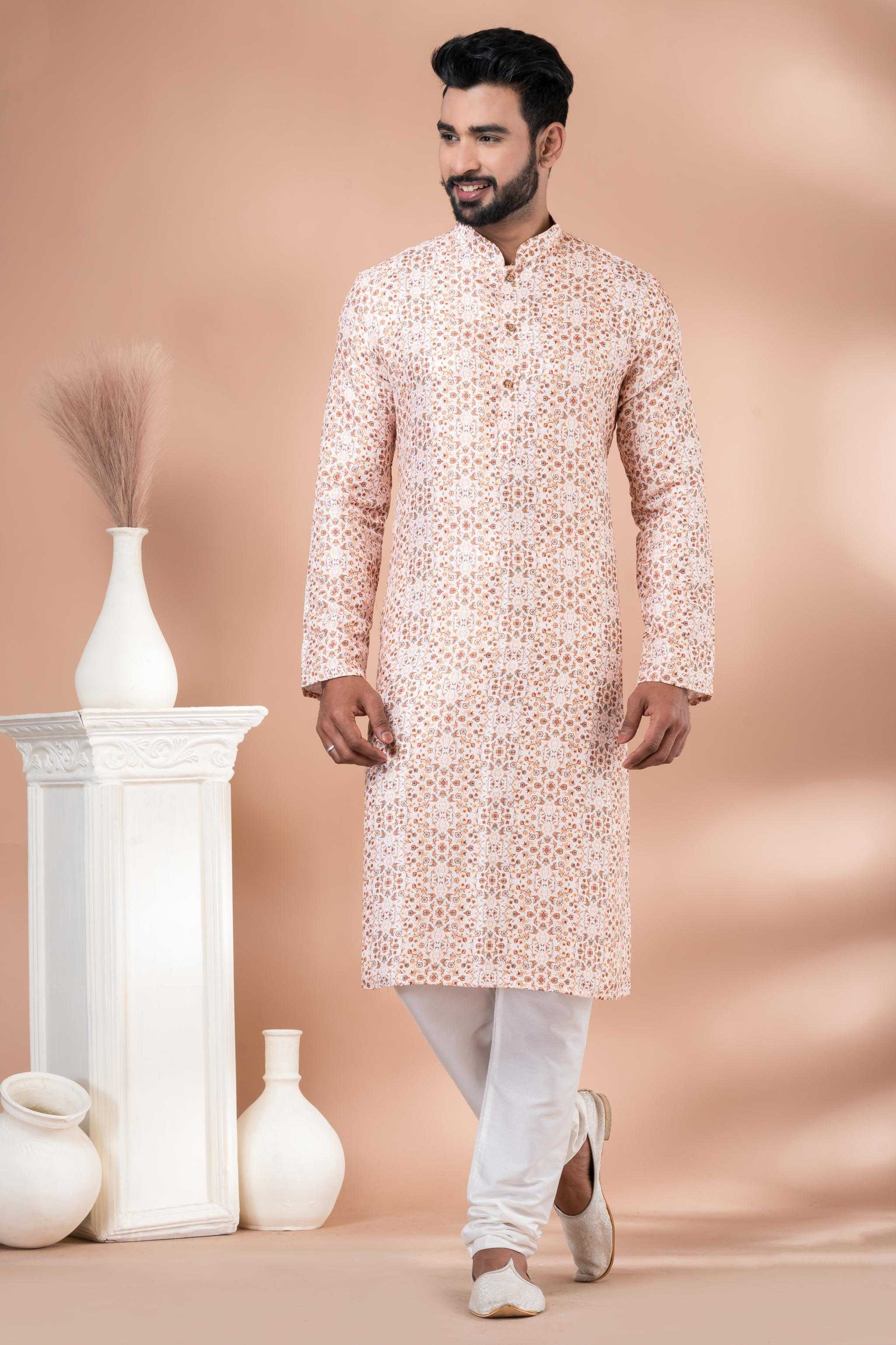 Ynf Cotton RIN223 3402C Mens Wear Wholesale Mens Kurtas Mens Kurta Pyjama Men Wedding kurta Manufacturer