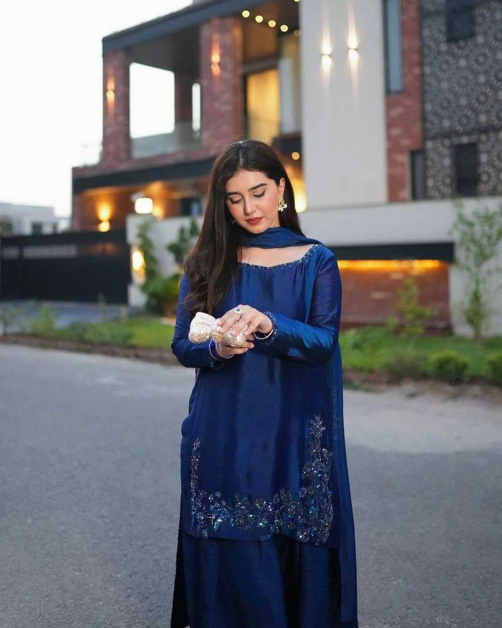 Ynf Crepe RIN162 5886 Suits & Dresses Wholesale Ladies Suits Party wear suits Designer Suits Manufacturer