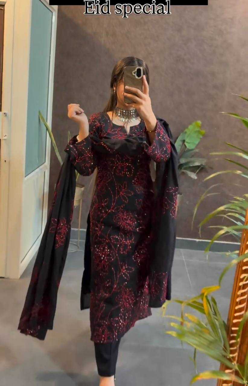 Ynf Heavy Roman Silk KESH141 1110 Suits & Dresses Wholesale Embroidery Suits Designer Suits Silk Suits Manufacturer