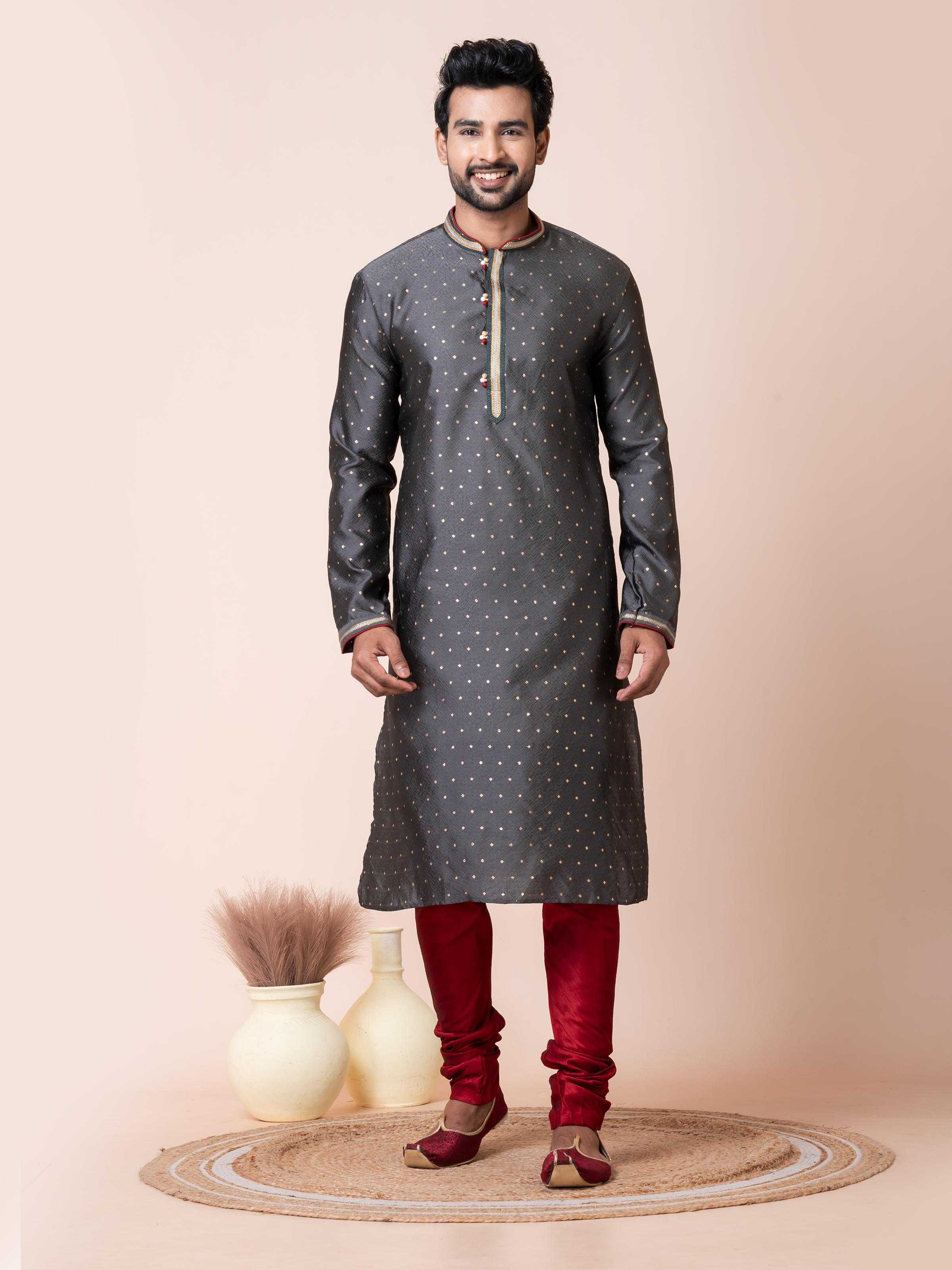 Ynf Mulberry RIN223 3485B Mens Wear Wholesale Mens Kurtas Mens Kurta Pyjama Men Wedding kurta Manufacturer