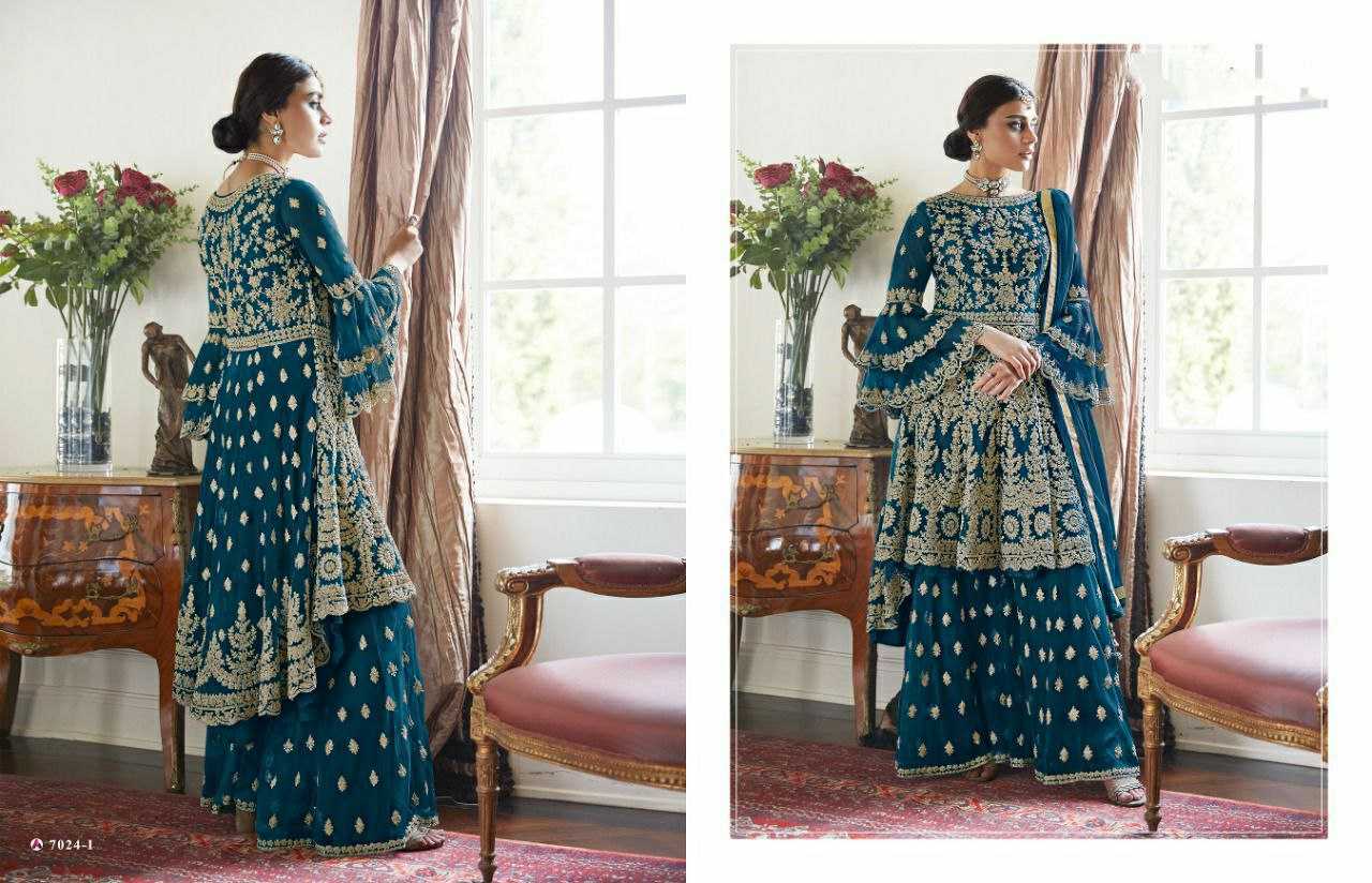 Ynf Net RIN131 7024 Suits & Dresses Wholesale Unstitched Suits Semi-Stitched Suits Manufacturer