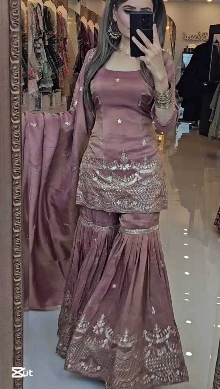 Ynf Simar silk KESH158 9015 Suits & Dresses Wedding Collections Festive Collections Wholesale Sharara Salwar Suits Ladies Silk Suit Wedding Outfits Manufacturer