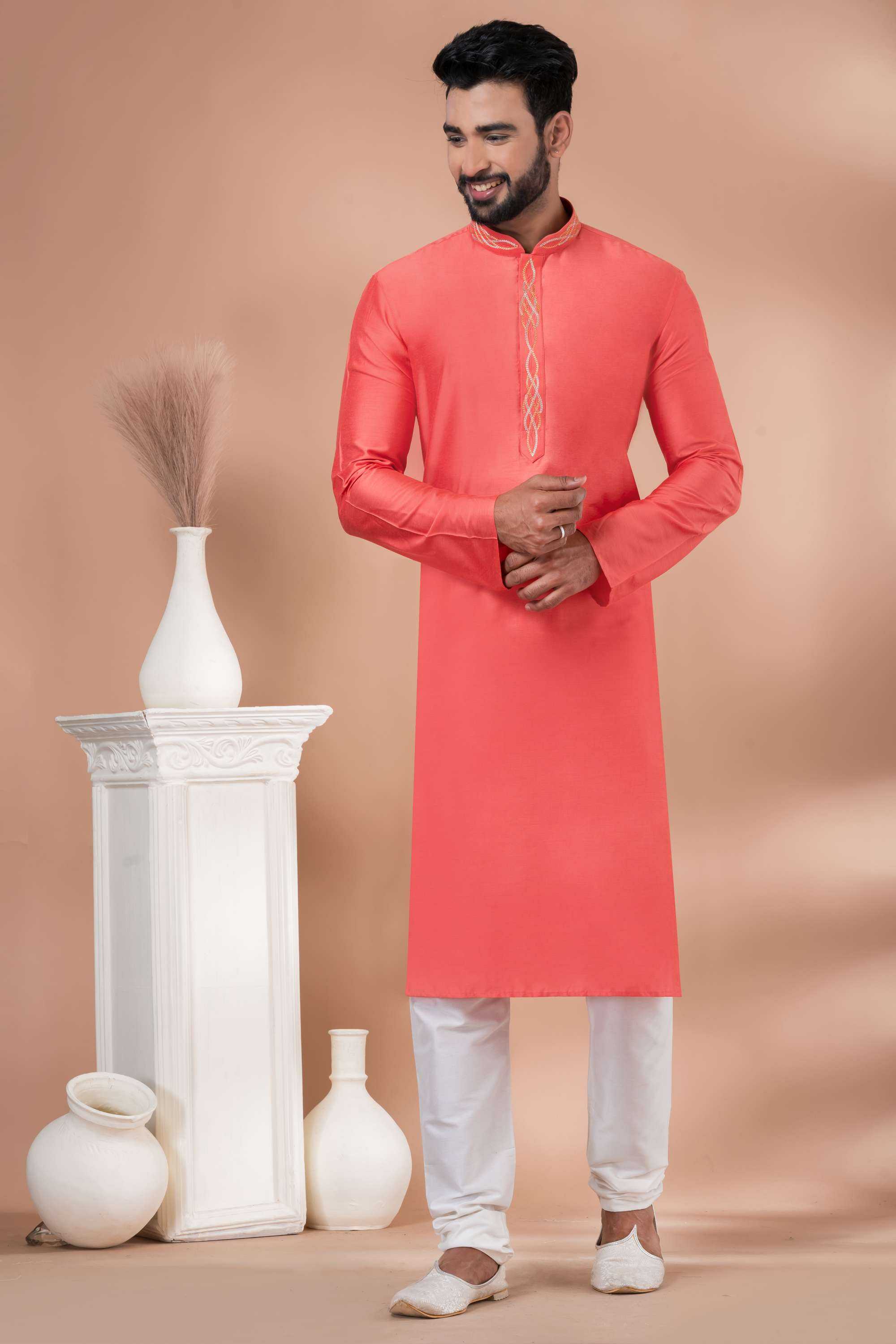 Ynf Viscose RIN223 3380A Mens Wear Wholesale Mens Kurtas Mens Kurta Pyjama Men Wedding kurta Manufacturer