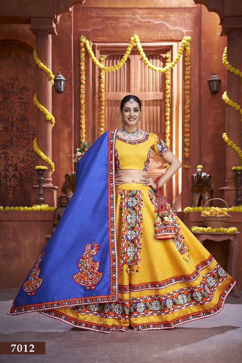 Ynf Art Silk RIN227 7012 Lehengas Festive Collections Wholesale Chaniya Choli Navratri Chaniya Choli Manufacturer