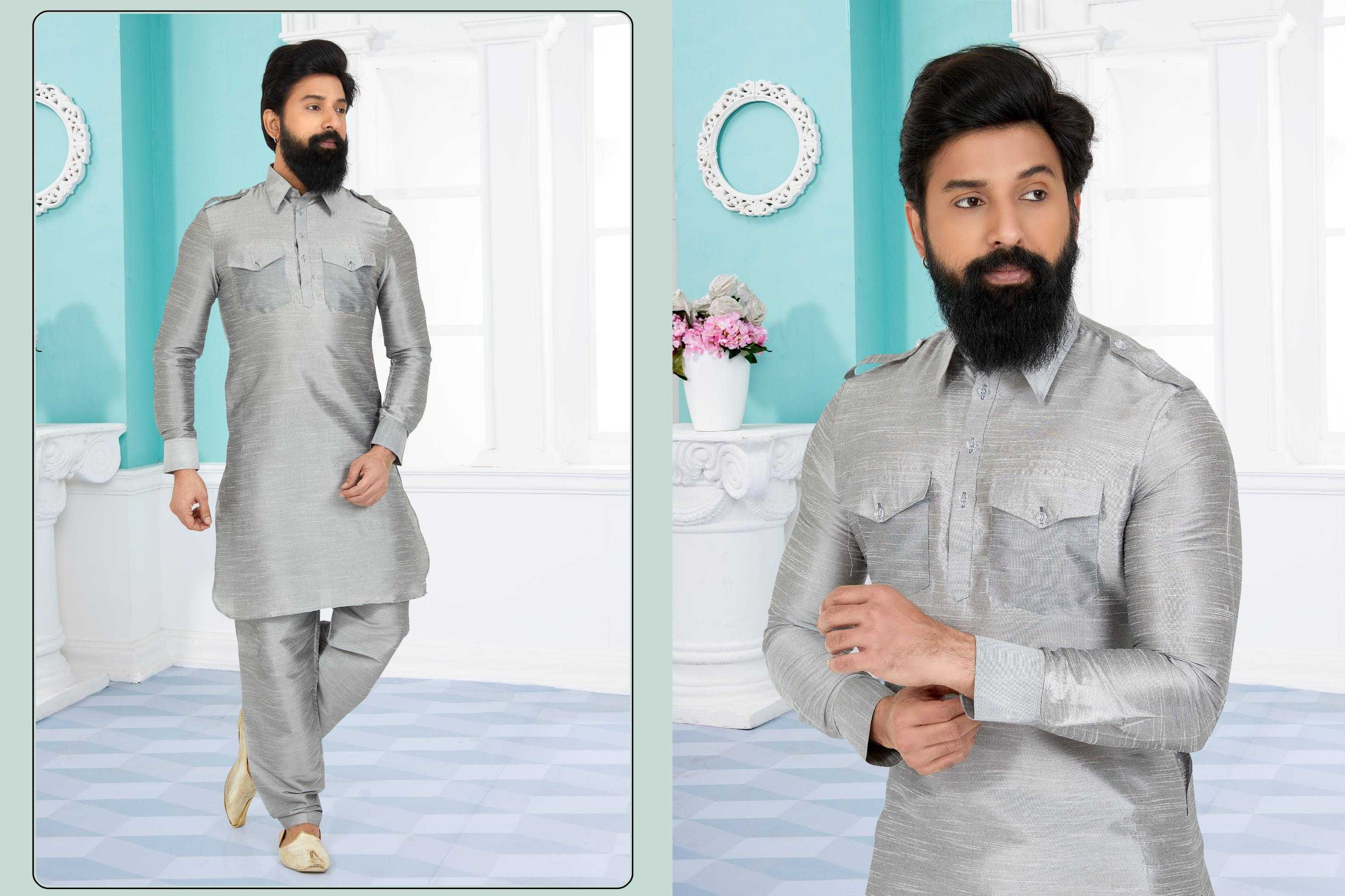 Ynf Banarasi Jacquard RIN223 3098C Mens Wear Wholesale Mens Kurtas Mens Kurta Pyjama Men Wedding kurta Manufacturer
