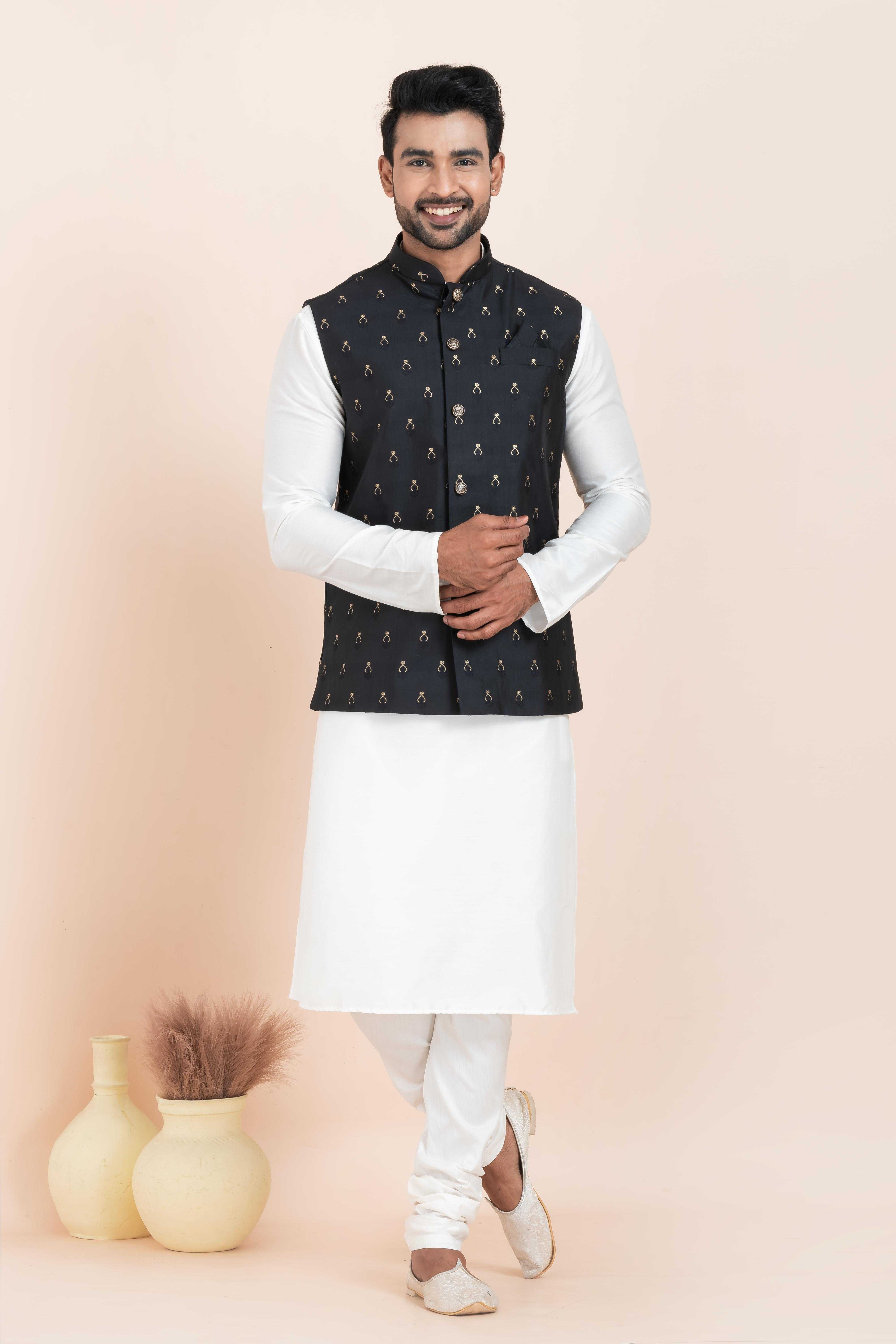 Ynf Banarasi Soft Silk RIN223 2378C Mens Wear Festive Collections Wholesale Nehru Jacket Onam Collections Modi Jackets Manufacturer