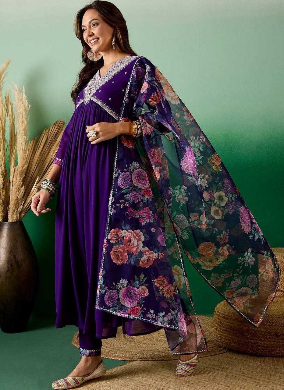 Ynf Blooming KESH529 PRIYANSHI Suits & Dresses Wedding Collections Festive Collections Wholesale Embroidery Suits Georgette Suit Designer Suits Manufacturer