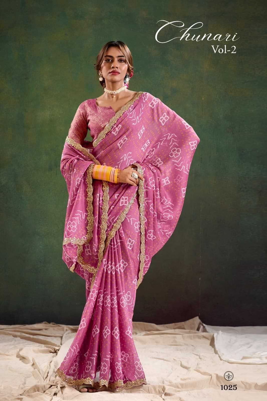 Ynf Chiffon KESH519 Stavan-Chunari all time Hites Sarees Wholesale Chiffon Sarees Embroidered Sarees Cutwork Saree Manufacturer