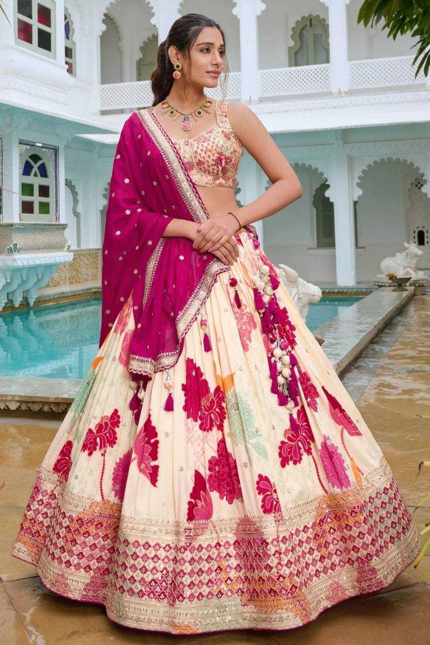 Ynf Chinon KESH533 5081 Lehengas Wholesale Fancy Lehenga Embroidered Lehenga Lehenga For Engagement Sequins Lehenga Manufacturer