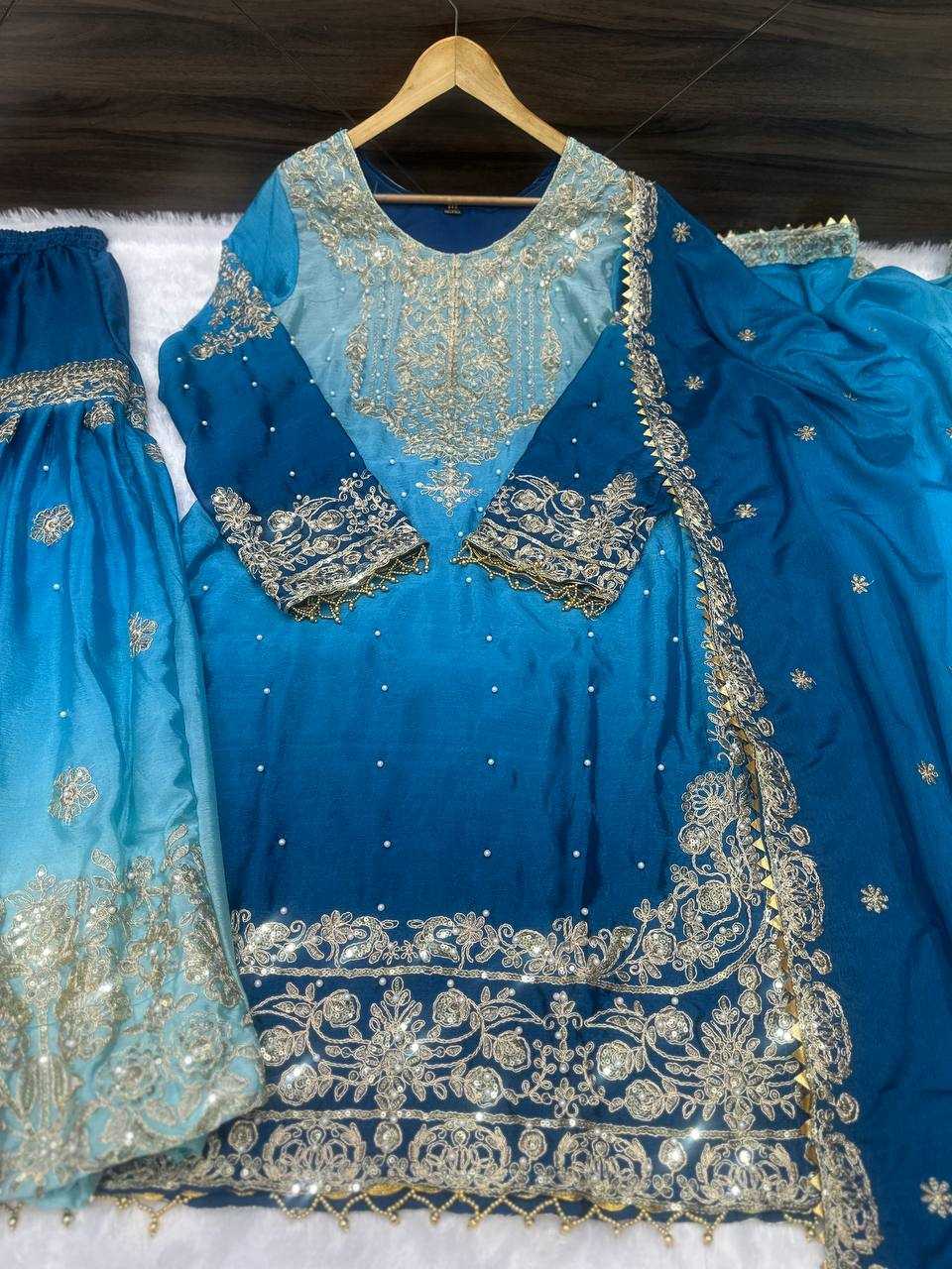 Ynf Chinon KESH533 5091 Suits & Dresses Wholesale Ladies Suits Sharara Salwar Suits Embroidery Suits Wedding Suits Manufacturer