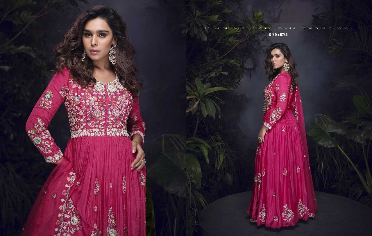 Ynf Chinon RIN197 4927 Suits & Dresses Wholesale Embroidery Suits Wedding Suits Bridal Suits Manufacturer